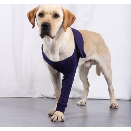 Dogs Soft Jumpsuit Post Operative Protection Foreleg Long Sleeves Post Surgery Recovery Suit For Small Medium Dog Clothes