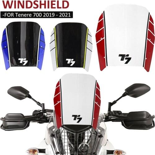 Motorcycle Accessories FOR YAMAHA Tenere 700 T700 XTZ 700 2019 2020 2021 Windshield Wind Screen Shield Deflector Protector Cover