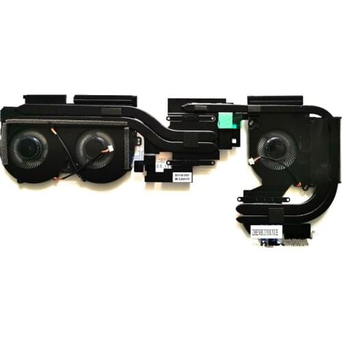 New for clevo P955ET P95T2 RTX20 seires cpu fan+GPU fan heatsink 4 wires