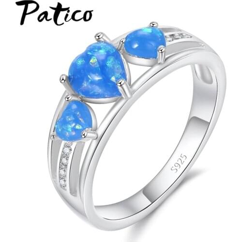 New Attractive Women Sweet Heart Rings For Weddings/Engagements 925 Sterling Silver Jewelry Accessory For Sale