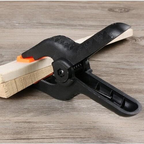 Wholesales 10pcs Carpenter Bench Screw Quick Press For Wood Nylon Clip Photo Clamp Carpenter Lijmklemmen Woodworking Tools