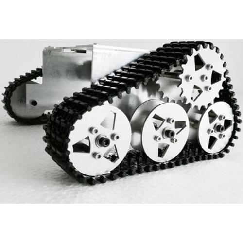 Aluminum Alloy Robot Tank WALL-E Style Chassis For Arduino Education Program
