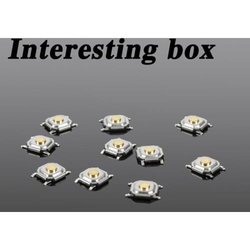 SMD switch 4*4*1.5 (5*5*1.5mm) copper head 4 feet imported reed touch switch 10 pcs