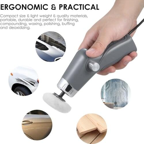 Mini Polishing Machine USB Charging 8500RPM Variable Speed Car Polisher Electric Polisher Cleaning Polishing Waxing Machine