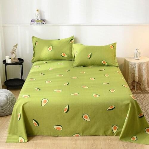 Sheet + pillowcase) 3-piece set of bed linen, household sanding, household single-piece bed cover bed sheet set 2021 new