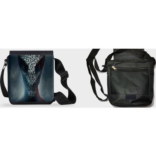 MERCHANDMANIA shoulder bag small skull ALIEN matching SHOOTER bag fanny pack Zipper fashion personalized gift offer