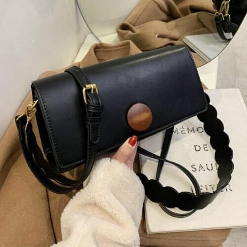 European and American Style Fashion Small Tote Bag Ladies PU Leather Casual Crossbody Bags for Women Shoulder Bag Sac A Main