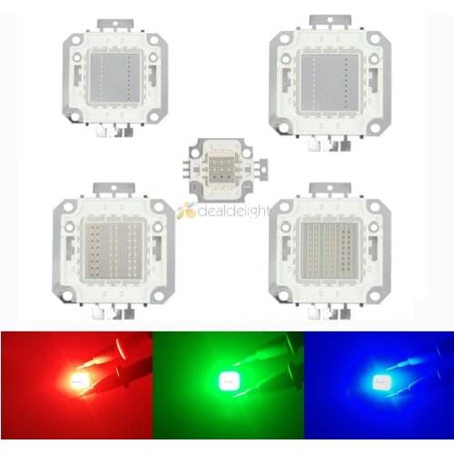 10W 20W 30W 50W 100W RGB High Power LED Lamp Light Bulbs Eipleds Chip For Stage Light Floodlight Spotlight