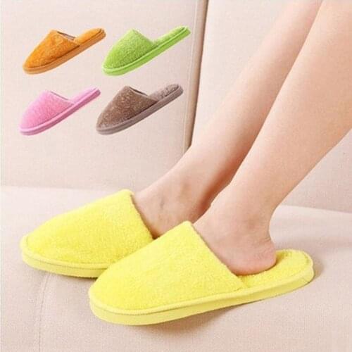 Shoes Women Men Shoes Slippers Men Warm Home Plush Soft Slippers Indoors Anti-slip Winter Floor Bedroom