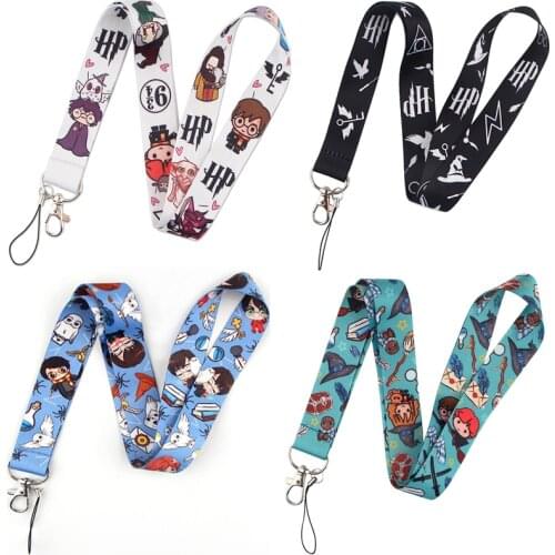 Magic School Keychain Lanyards for Keys ID Badge Holder Mobile Phone Rope Neck Straps Neckband Webbing Ribbon Accessories