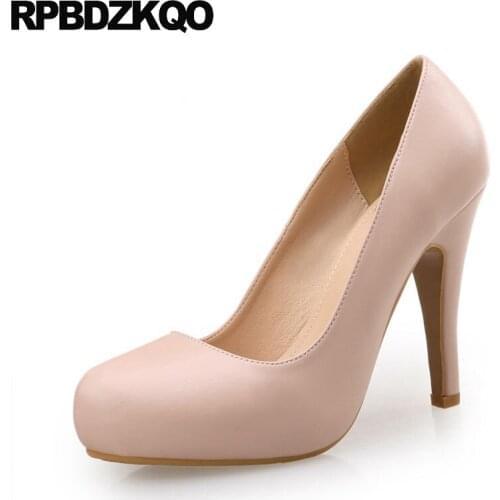 High Heels 11 43 Thin Gold For Women 10 42 3 Inch Extreme Lavender Round Toe Pumps Big Size Office Nude Ultra Purple Shoes