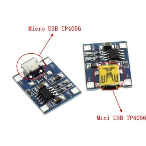 5pcs TP4056 1A Lipo Battery Charging Board Charger Module lithium battery DIY MICRO Port Mike USB New Arrival TP4056 MINI USB