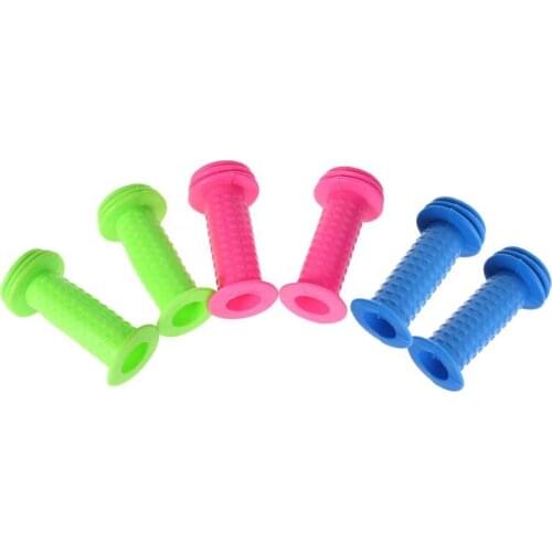 1 Pair Bicycle Grips Children Bike Tricycle Scooter Anti Slip Handlebar Rubber
