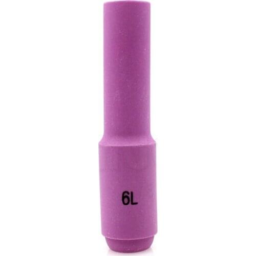 10-pk Long Alumina Ceramic Cup 10N48L #6 Fit TIG Welding Torch WP17/18/26