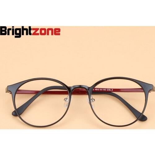 2020 High Quality Korea Ultralight Men Retro Round Ultem Tungsten Eyeglasses Women Fashion Plastic Steel Optical Glasses Frame