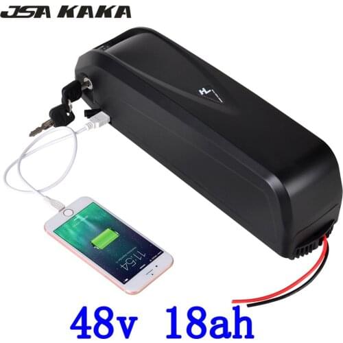 48V 500W 750W1000W ebike battery 48V 18AH electric bicycle battery 48V 17.5Ah lithiun ion battery use sanyo cell with charger