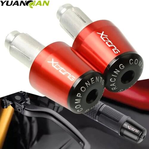 Motorcycle Accessories 7/8" 22MM Handlebar Hand Grips Handle Bar End Cap For KYMCO XCITING 250 300 350 400 400S 500