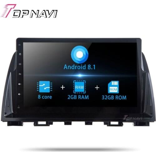 Autoradio Android 8.1 10.1'' Car GPS Navigator For Mazda 6 ATENZA 2014 2015 2016 Stereo Car Radio Multimedia player NO DVD 2 din