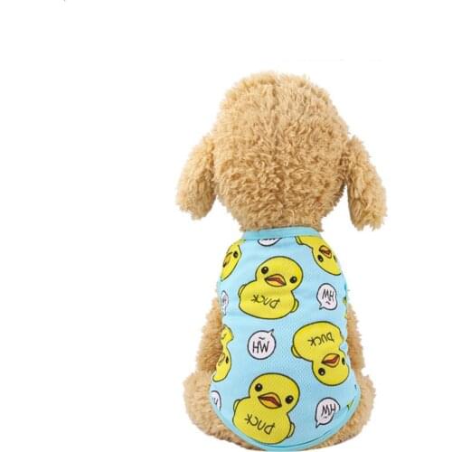 Big yellow duck vest for pet dog and cat clothes