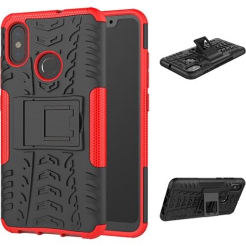 For Xiaomi Mi 8 Case Stealth Stents Back Cover Stand Full Shockproof Case For Xiaomi Mi8 Eight 6.21 inch Protective Phone Cases