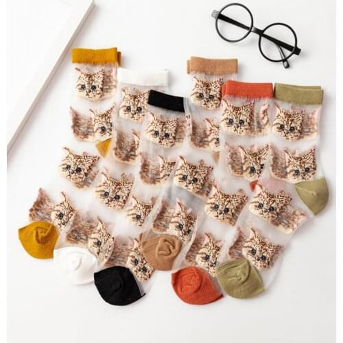 Fashion brand MS original stockings design Ponceau flower mesh red thin glass stockings fashion leisure and transparency