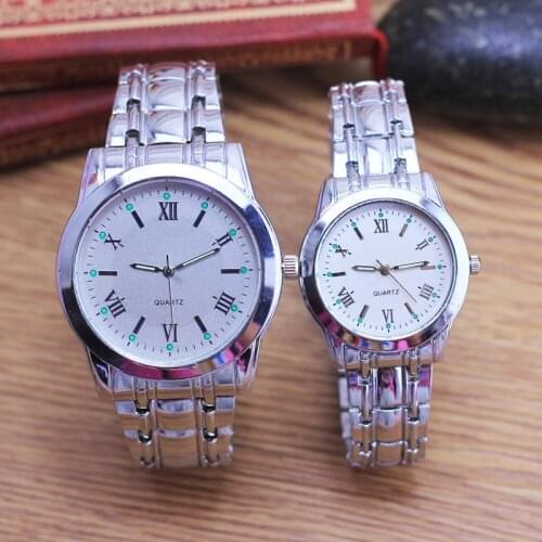 CYD famous men women couples mother father gifts Roman numer quartz wristwatches luminous hand stainless steel watch religious