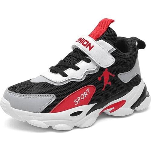 2021 Kids Sneakers Boys Casual Shoes For Children Sneakers Girls Shoes Boy Sneakers Basketball Trainers Lace-up Anti-slippery