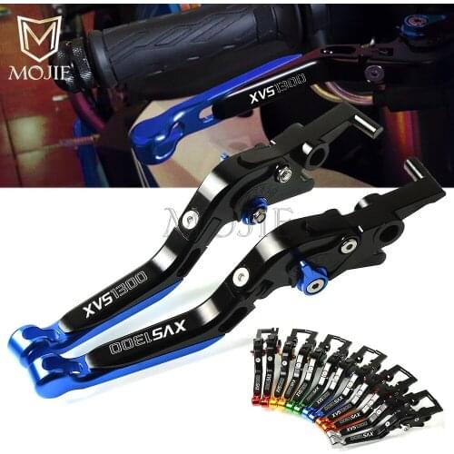 For Yamaha XVS 1300 STRYKER XVS1300 2011-2017 2012 2013 2014 2015 2016 Motorcycle CNC Folding Extendable Brake Clutch Levers Set