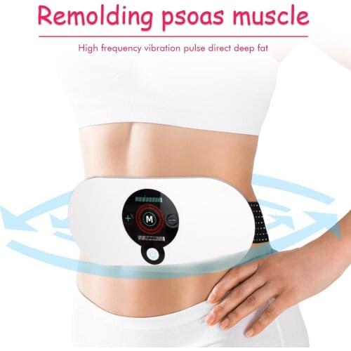 Electric Abdominal Massager Warm Palace Warming Stomach Slimming Kneading Massage Belt Hot Moxibustion Vibration Massageador
