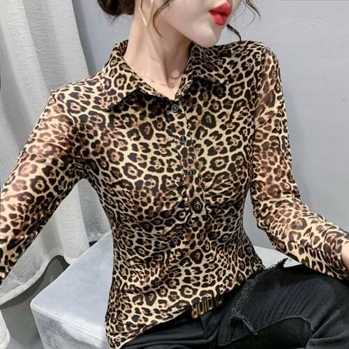 FGLAC Leopard Blouses