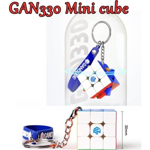 GAN330 keychain cube 3x3x3 magic cube gans 3x3x3 cube GAN 330 mini speed cube 3x3 puzzle cubo magico