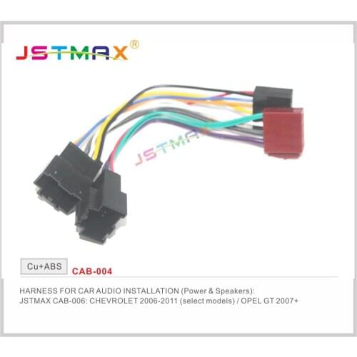 JSTMAXISO Radio Plug for Chevrolet 2006-2011 SAAB 9.5 1998+ Wiring Harness Adapter Connector Adaptor Free Shipping Worldwide