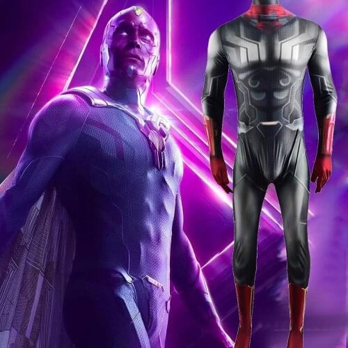 Movie Wanda Cosplay Costume Super Hero Lycra Spandex Printed Zentai Suit Halloween Costume Superhero Cosplay Bodysuit Disfracese