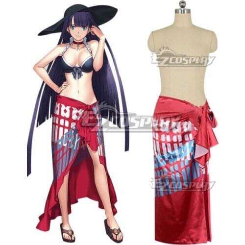 Fate Grand Order Ruler Marthe Swimsuit Girls Dress Summer Halloween Party Skirt Festival Cosplay Costume E001