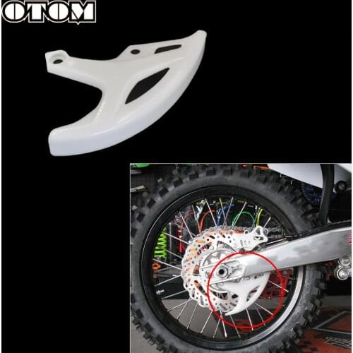 OTOM Rear Brake Disc Guard Cover Protector for Honda CRF 250R CRF250RX CRF250X CRF450L CRF450R CRF450RWE CRF450RX CRF450X