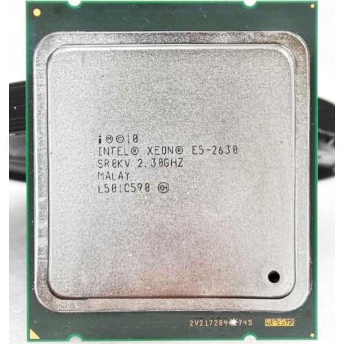 Intel xeon e5 2630 E5-2630 intel xeon e5 2630 E5-2630 2.3GHZ 7.2GT/s 2.3GHZ 7.2GT/s 15MB SIX CORE LGA2011CPU suitable X79