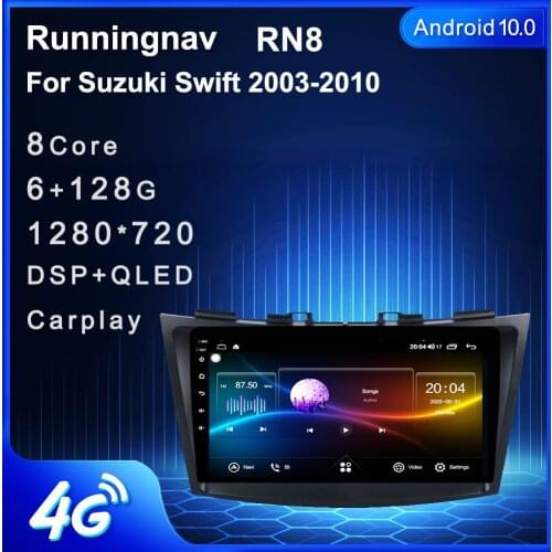 Runningnav For Suzuki Swift 2003-2005 2006 2007 2008-2010 Android Car Radio Multimedia Video Player Navigation GPS