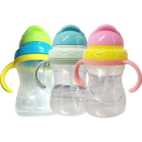 Silica Gel Feeding Kids Toddler Newborn Baby Drink Cups Water Bottles Kids Drinking Sippy A Cup with Straw Infantil Drinker