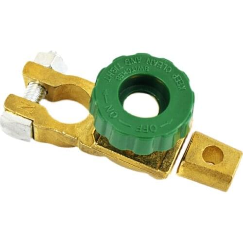 Universal Car Battery Switch Battery Terminal Link Switch Quick Cut-off Disconnect Protector RV Car Battery Power-off Switch