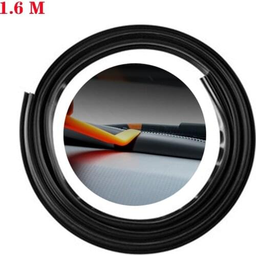 1.6m Dashboard Sealing Strip Noise Sound Insulation Rubber Strips Universal for Ford Focus Fusion Escort Kuga Ecosport Fiesta