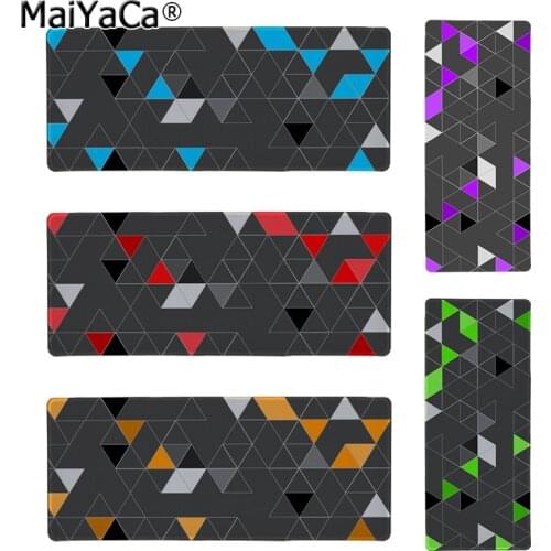 Maiya High Quality geometric triangle pattern Keyboards Mat Rubber Gaming mousepad Desk Mat Rubber Computer Gaming mousepad