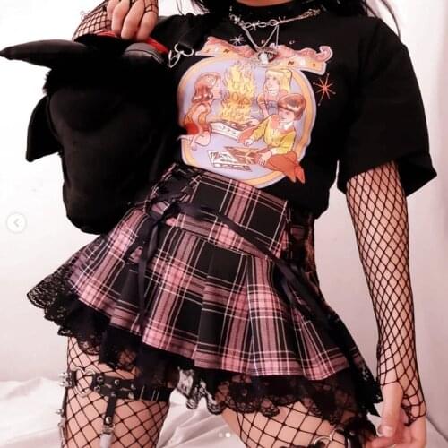 WENKOUBAN Pleated Skirt