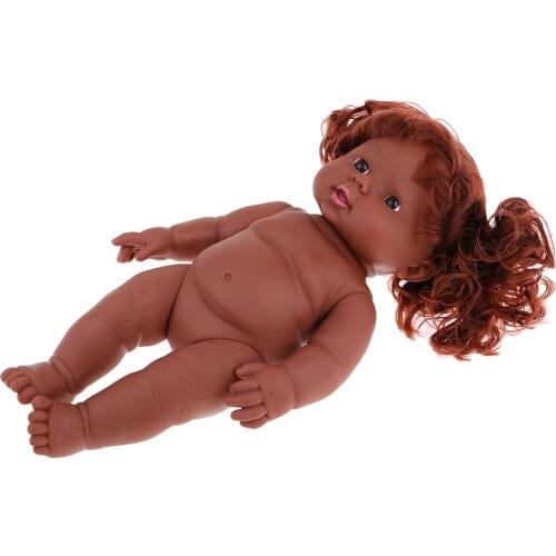 30cm Vinyl Lifelike Baby Doll African-American Doll Baby Doll Model