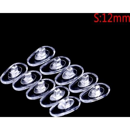 4/10Pairs New Silicone Nose Pads For Glasses White Anti-Slip Nose Pads Soft Eye Care Tools For Eyeglasses