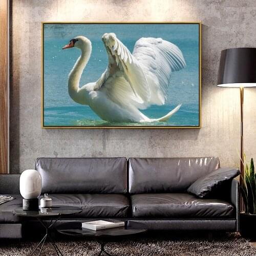 Artcozy Oil Canvas Painting Goose For Home Decoration Wall Art
