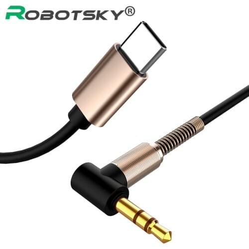 USB Type C Car AUX Audio Cable to 3.5mm Jack Female Speaker Cable For Headphone Headset AUX Cord For Huawei Xiaomi Honor OPPO