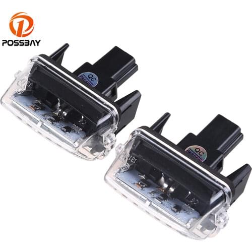 POSSBAY Car LED Number License Plate Light for 2012-2015 Toyota Camry 18 LED 6000K White Bulbs License Plate Lights