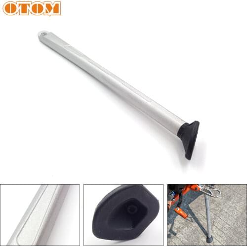 OTOM Motorcycle Side Stand Forged Silvery Aluminum Alloy Kickstand For KTM SX125 SX 150 SX250 SXF250 SXF350 SXF450 XC250 XC300
