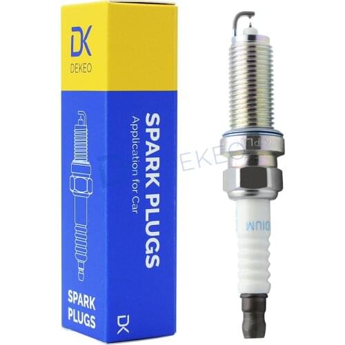 DEKEO For INFINITI EX FX G JX M M35 Q50 Q70 QX60 QX70 NISSAN 350Z ALTIMA MURANO TEANA Spark Plug Double Iridium FXE22HR11 4PCS