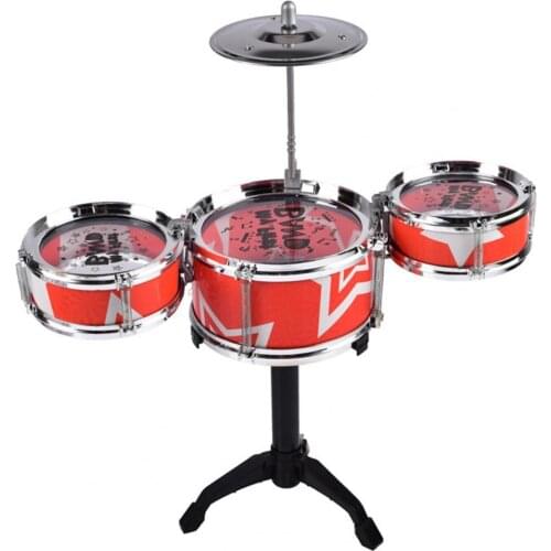 1 Set Kids Drum Set Educational Music Literacy Interest Cultivation Kids Training Drum Set Toy Musical Instrument for Child